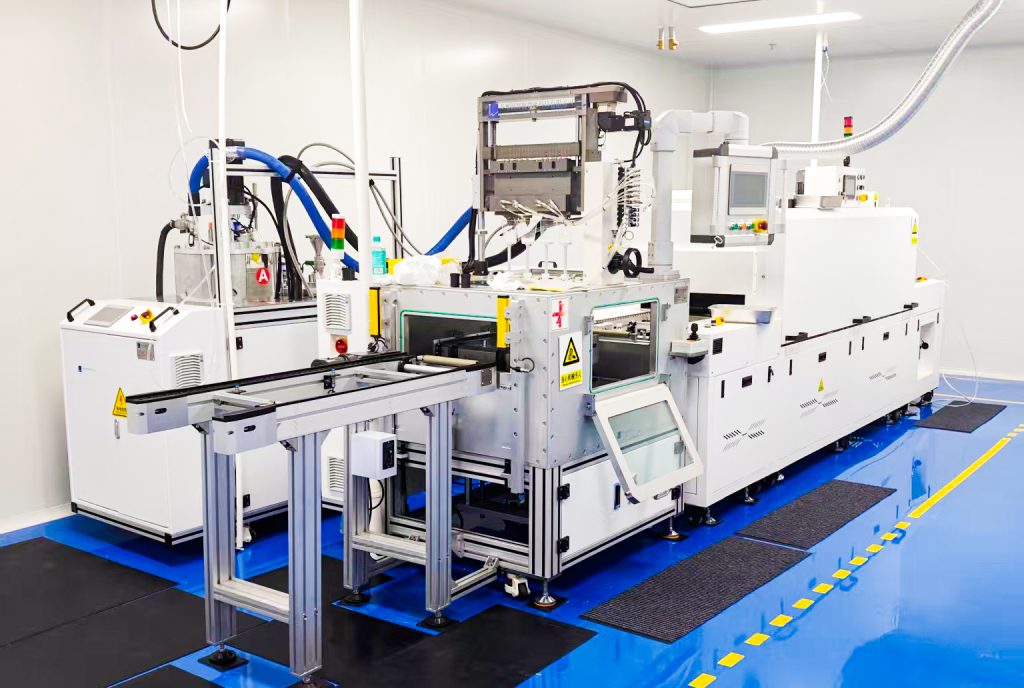 Precision machining equipment in the workshop